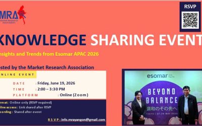 MRA Knowledge Sharing Event on the ESOMAR APAC 2026, Beyond Balance